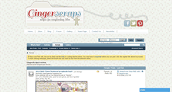 Desktop Screenshot of forums.gingerscraps.net
